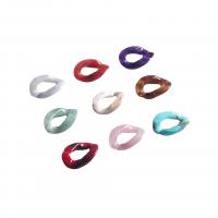 Ακρυλικό Η σύνδεση Ring, DIY, περισσότερα χρώματα για την επιλογή, 17x23mm, 500PCs/τσάντα, Sold Με τσάντα