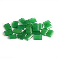 Agata Cabochon, agata verde, lucido, formato differente per scelta, verde, 30PC/lotto, Venduto da lotto
