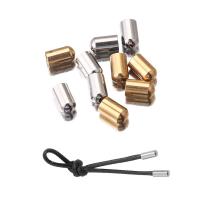 Stainless Steel Cord Tips 304 Stainless Steel Vacuum Ion Plating DIY Sold By Bag
