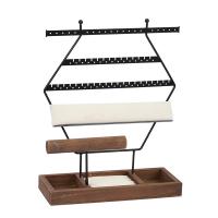 Multi Purpose Display Iron with Wood durable black Sold By PC