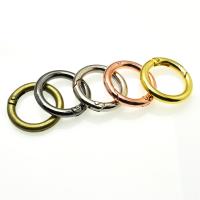 Zinc Alloy Spring Buckle Donut plated DIY nickel lead & cadmium free Sold By PC