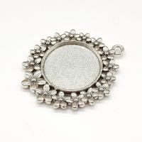 Zinc Alloy Pendant Cabochon Setting plated Sold By PC
