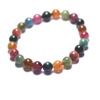 Natural Tourmaline Bracelet Round & for woman Sold By Strand