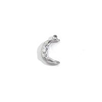 Titanium Steel Pendants Moon Vacuum Ion Plating fashion jewelry & DIY & for woman Sold By PC