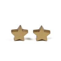 Wood Beads Star printing DIY 20mm Approx Sold By Bag
