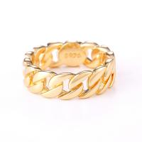 Brass Finger Ring Geometrical Pattern plated & for man & hollow nickel lead & cadmium free 7mm US Ring Sold By PC