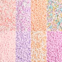Matné skleněné perličky, Seedbead, DIY & matná, více barev na výběr, 4mm, 160PC/Bag, Prodáno By Bag