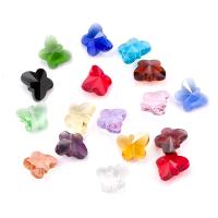 Kristall-Perlen, Kristall, Schmetterling, plattiert, DIY, mehrere Farben vorhanden, 14mm, 28PCs/Tasche, verkauft von Tasche