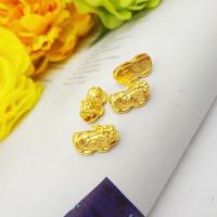 Brass Jewelry Beads, Fabulous Wild Beast, gold color plated, DIY, golden, nickel, lead & cadmium free, 17x10x8mm, Sold By PC