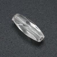 Transparent Acrylic Beads Oval DIY clear Approx 1mm Sold By Bag