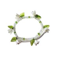 Plastic Bracelet Seedbead with Plastic elastic & for woman 65mm Length Approx 14-20 cm Sold By Lot