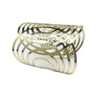 Zinc Alloy Cuff Bangle plated fashion jewelry & for woman & hollow nickel lead & cadmium free 80mm Length Approx 19 cm Sold By PC