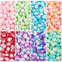 Miracle akryl perler, med ABS plast, du kan DIY, flere farver til valg, 8mm, Hole:Ca. 1.5mm, 100pc'er/Bag, Solgt af Bag