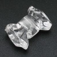 Transparent Acrylic Beads Bowknot DIY clear Approx 5mm Sold By Bag