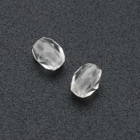 Transparent Acrylic Beads barrel DIY clear Approx 1mm Sold By Bag