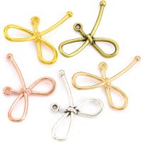 Zinc Alloy Bowknot Pendants plated DIY nickel lead & cadmium free Approx 1.5mm Sold By Bag