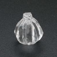 アクリルペンダント, アクリル, DIY, 透明色（例えばガラス）, 11x13x11mm, 穴:約 0.5mm, 売り手 バッグ