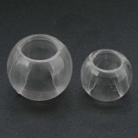 Transparent Acrylic Beads barrel DIY clear Sold By Bag