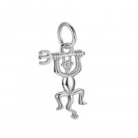 925 Sterling Silver Pendant Monster plated DIY Sold By Lot