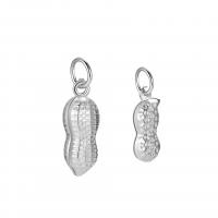 925 Sterling Silver Pendant Peanut plated DIY Sold By Lot