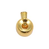 Brass Nakit perle, Mesing, 18K pozlaćeno, možete DIY, zlatan, 3.30mm, Prodano By PC