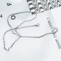Stainless Steel Chain Necklace 316L Stainless Steel electrolyzation & Unisex original color 2.30mm Sold By PC