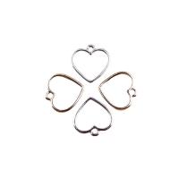 Zinc Alloy Heart Pendants plated hollow Sold By Lot