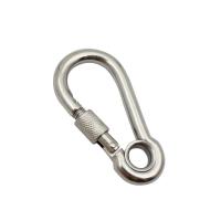 Stainless Steel Snap Hook Carabiner polished  original color Sold By PC