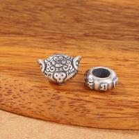 Thailand Sterling Silver Spacer Bead, Antique finish, DIY & different styles for choice, silver color, 10PCs/Lot, Sold By Lot
