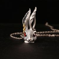 Thailand Sterling Silver Pendants Rabbit Antique finish DIY Sold By Lot