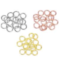 Rustfrit stål Open Ring, 304 rustfrit stål, Donut, du kan DIY & forskellig størrelse for valg, flere farver til valg, 1000pc'er/Bag, Solgt af Bag