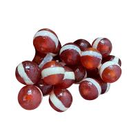 Perles agate dzi tibétaine naturelle, agate Tibétaine, vernis au four, DIY, deux couleurs différentes, 10mm, Vendu par PC