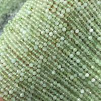 Perles en jade, jade de nouvelle montagne, Rond, poli, DIY & normes différentes pour le choix & facettes, vert, Vendu par Environ 38-40 cm brin