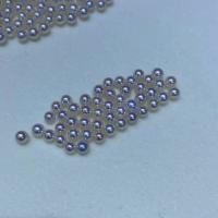 Cultured Round Freshwater Pearl Beads DIY white Sold By PC