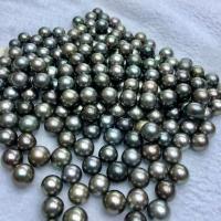 Akoya Cultured Pearls Beads DIY black Sold By PC