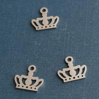 Titanium Steel Pendants Crown polished DIY Sold By PC