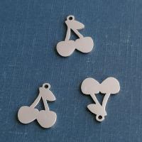 Titanium Steel Pendants Cherry polished DIY Sold By PC