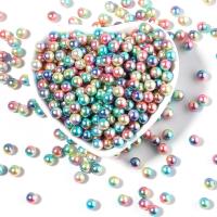 ABS-Kunststoff-Perlen, ABS Kunststoff, rund, bunte Farbe plattiert, DIY & verschiedene Größen vorhanden & kein Loch, keine, verkauft von Tasche
