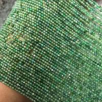 Cubic Zirconia Beads polished DIY & faceted green 2mm Sold Per Approx 38-40 cm Strand