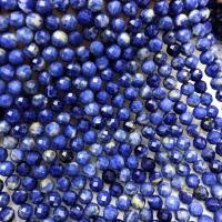 Sodaliet Kraal, gepolijst, DIY & gefacetteerde, blauw, 6-6.5mm, Per verkocht Ca 38-40 cm Strand