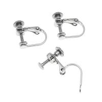 Stainless Steel Clip On Earring Finding 316L Stainless Steel DIY & machine polishing original color Sold By PC
