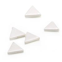 Naturlig Freshwater Shell Perler, Triangle, du kan DIY, hvid, 13mm, Ca. 5pc'er/Bag, Solgt af Bag
