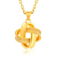 Zinc Alloy Hollow Pendants Chinese Knot gold color plated DIY & for woman golden nickel lead & cadmium free Sold By PC