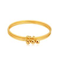 Zinc Alloy Bangle plated three layers & fashion jewelry & for woman nickel lead & cadmium free Sold By PC