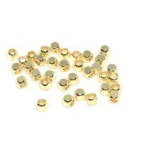Brass Nakit perle, Mesing, Trg, pozlaćen, različite veličine za izbor, više boja za izbor, 100računala/Lot, Prodano By Lot
