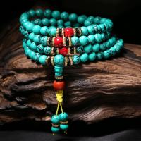 Fashion Turquoise Bracelets folk style & Unisex Sold By Strand
