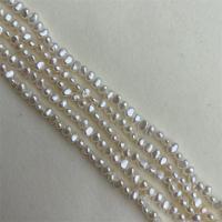 Cultured Baroque Freshwater Pearl Beads DIY white 5-6mm Sold Per Approx 15 Inch Strand