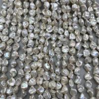 Perla Barroca Freshwater, Perlas cultivadas de agua dulce, Barroco, Bricolaje, Blanco, 9-10mm, Vendido para aproximado 15 Inch Sarta