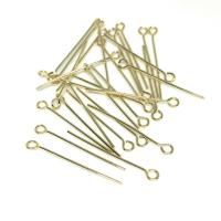 Brass Eyepin high quality plated Sold By PC
