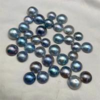 Akoya Gekweekte parels Kraal, DIY, blauw, 12-16mm, Verkocht door PC
